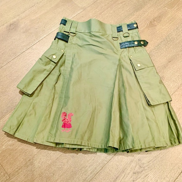 Army green kilt by Kilted Cock size 32 - Picture 2 of 11